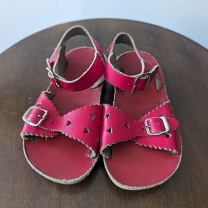 Sun-San Sweetheart Red Toddler Sandals size 8